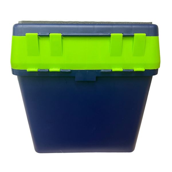 Ящик для зимової риболовлі - Синьо-салатовий - Україна