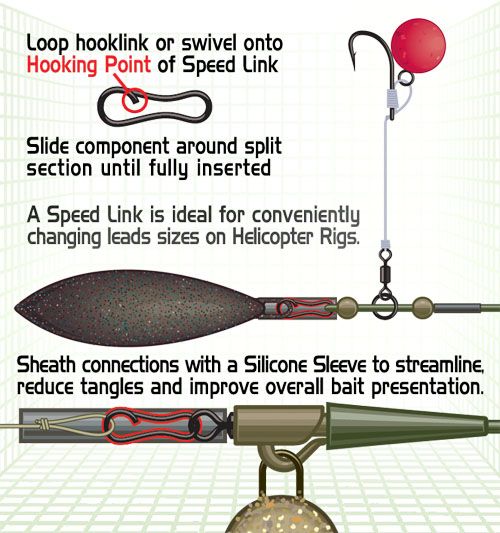 Застежка Gardner Covert Speed Links anti-glare - Small - 20 шт/уп