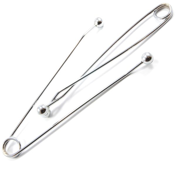 Зевник для щуки - З кульками - Нержавіюча сталь - 18 см