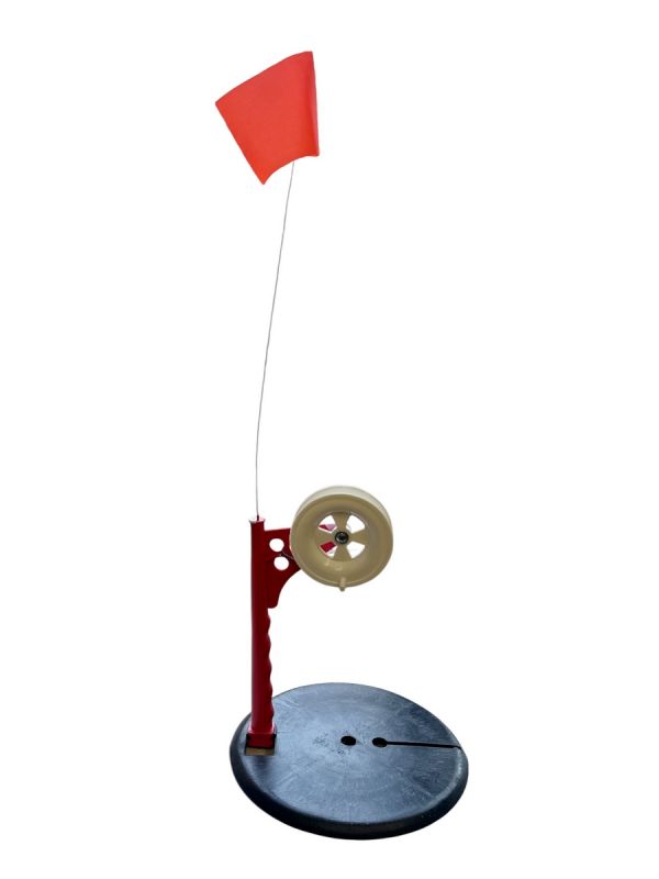 Жерлица оснащенная - H 67 см - Подставка Ø19 см - Тройник №6 - ПрофМонтаж  - Пластик