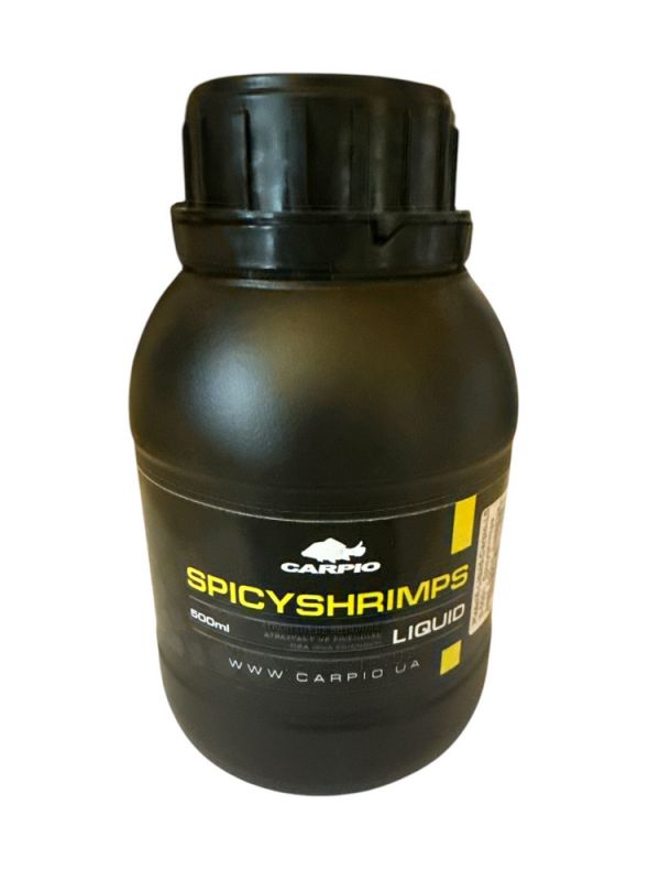 Жидкий аттрактант liquid Carpio - SpicyShrimps - 500 мл - Креветка/Специи