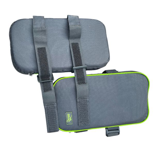 Наколінники зимові ПрофМонтаж на змійці - 33х19х3 см - Чорні