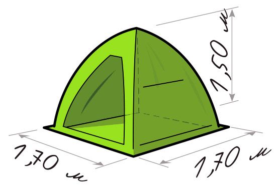 Намет зимовий Лотос «LOTOS 1»