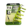 Тройник Fishing ROI Treble Hook T-4 UV Chartreuse BC - Корея - 5 шт/уп